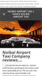 Mobile Screenshot of noibaiairporttaxi.org