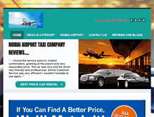 Tablet Screenshot of noibaiairporttaxi.org